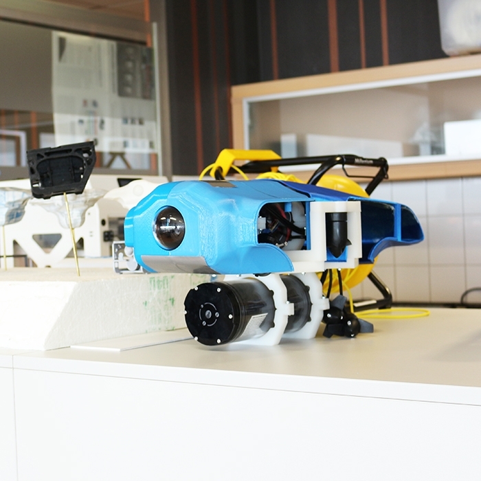 Entwurf einer Hülle für ein Unterwasser-Roboter aus dem Masterstudiengang Bionik: Mobile Systeme